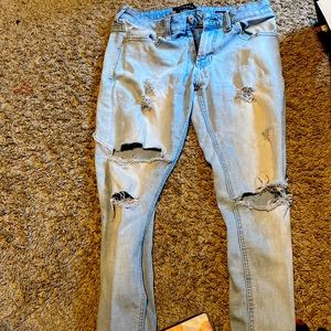 Pacsun ripped skinny jeans 30x32